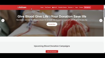 LifeShare: Building a Full-Stack Blood Donation Platform | Web Development Project | DreamSpire