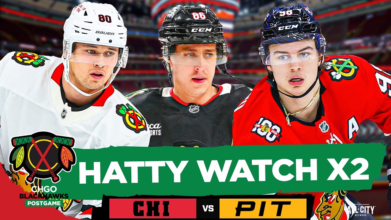 BLACKHAWKS POSTGAME: Bedard RETURNS, Kantserov & Teuvo Net TWO in Huge Win vs. PIT | CHGO Blackhawks