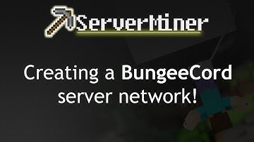 How to create a BungeeCord server network!