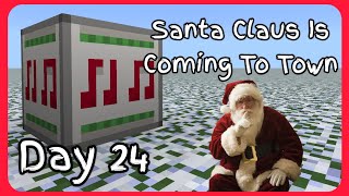 Minecraft Christmas Note Block Tutorial - Santa Claus Is Coming To Town