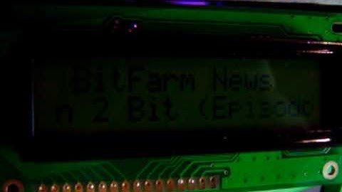 16x2 LCD- Parallel Port Controled RSS Reader