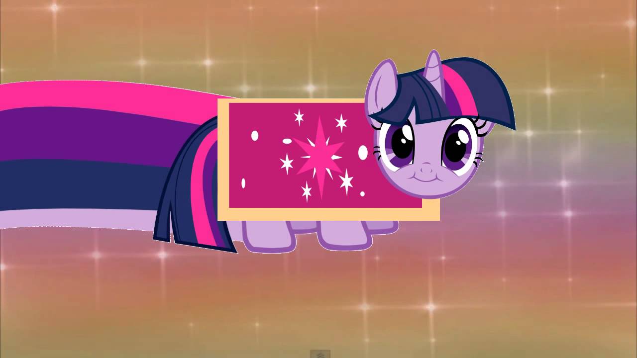 MLP fim: Nyan Twilight - Nyan cat parody - YouTube