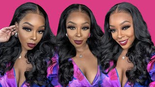 OMG!THIS WAS SO SIMPLE! THIS IS  BOMB! UNDETECTABLE LACE*PRE CURLED, BLEACHED &amp; PLUCKED*YOLISSA HAIR