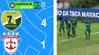 CARIOCA SÉRIE B2- TAÇA MARACANÃ - 9ª RODADA - 7 DE ABRIL 4X1 BÚZIOS