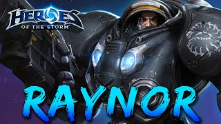 ★ Heroes of the Storm: Raynor Beginners Guide - ADC Build (Quick Match Gameplay)