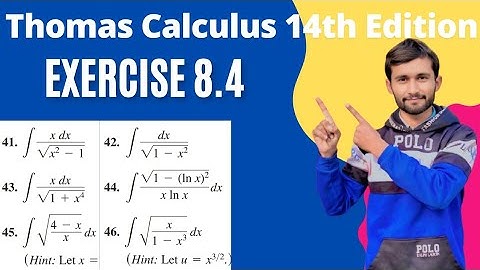Exercise 8.4|Q#41-46|Mastering Advanced Integrals | Challenging Square Root Integrals with Solutions