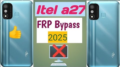 Itel A27 (A551L) Frp Bypass Andriod 11 | Infinix / Itel Remove Google Account New Method 2025