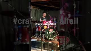 Cymbal crash fail     #rocknroll #drums #drumfail #music