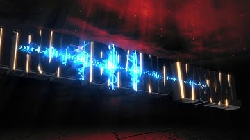 After effect - 3d element audio spectrum