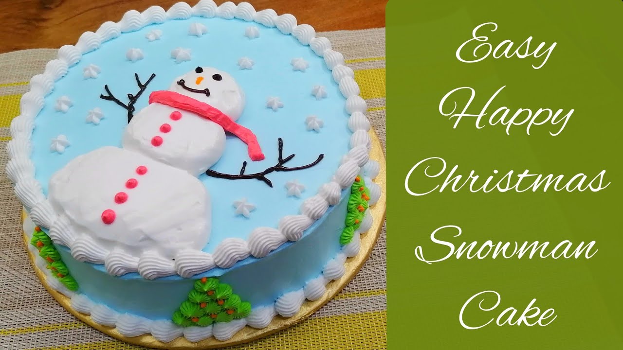 Cake Snowman Recipe: How to Make It
