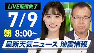 ウェザーニュースの配信のサムネイル画像