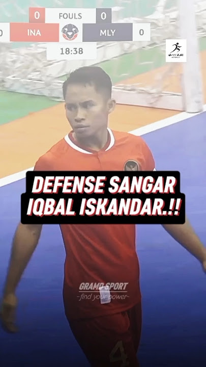 Defense Sangar Iqbal Iskandar ‼️🔥 #iqbaliskandar #futsal #futsalindonesia #timnasfutsalindonesia