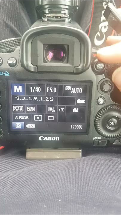 Canon 5D Manuel Mode Demo