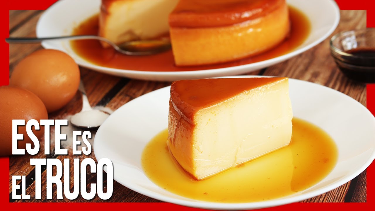 Como hacer flan de huevo al baño maria