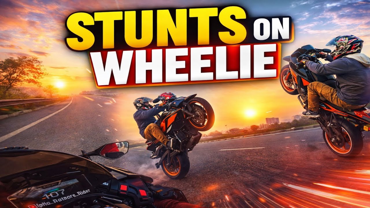 Crazy Sunday ride 😱 || stunt per stunt 😍￼