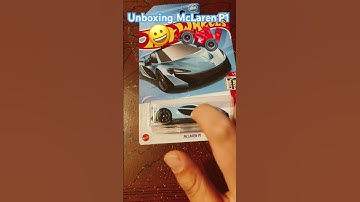 Unboxing Brand new McLaren P1! ✨✨#mclaren #p1 #car #hotwheels #asmr #🏎️ #fypシ゚