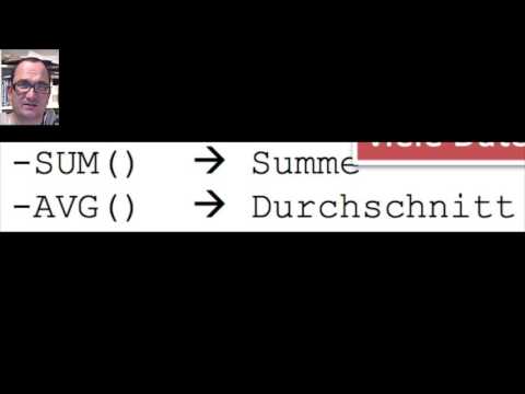 MySQL - Einfaches Rechnen (Grundrechenarten, SUM, AVG; ROUND) (deutsch)