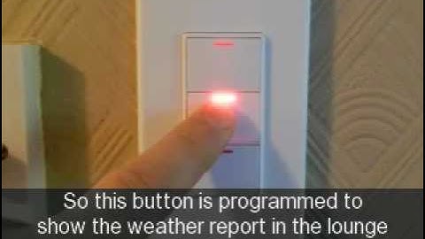 The 3 button Keypad From Control 4