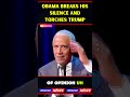 Obama Finally Responds to Trump!  #breakingnews #uspolitics