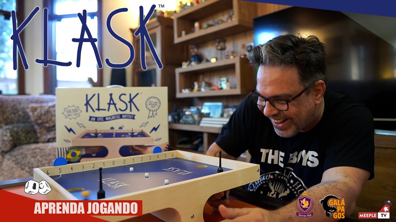 Ganha o KLASK! Um jogo para todos em qualquer lugar!