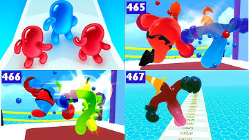 Join Blob Clash 3D Game New MAX LEVEL Update Walkthrough Level 465 - 466- 467