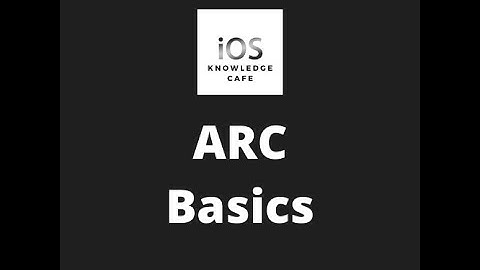 iOS - ARC - Basic #ios #mobileapplicationdevelopment #memorymanagement  #arc