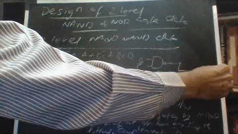 Digital Logic Circuit Lecture 11.3 Two Level NAND & NOR Circuits by S. B. Sivasubramaniyan, MSEC...