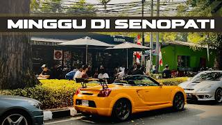 TONGKRONGAN ANAK MOBIL JAKSEL MINGGU PAGI DI SEKITAR SENOPATI