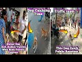 This Dog Catch Public Reaction Davanagere City 💕 #vlogs #dog #rescue #video