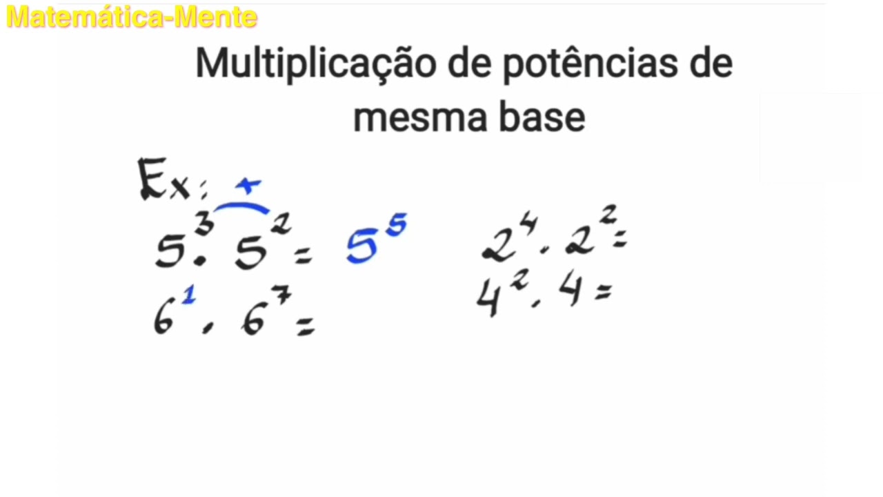 Mat. Básica #43 - simplifique a fração com potência de mesma base 