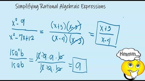 Simplifying Rational Algebraic Expressions | Mathematics 8 | Tagalog Mathematics