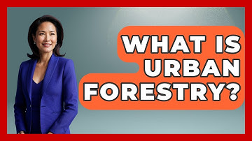 What Is Urban Forestry? - The Geography Atlas