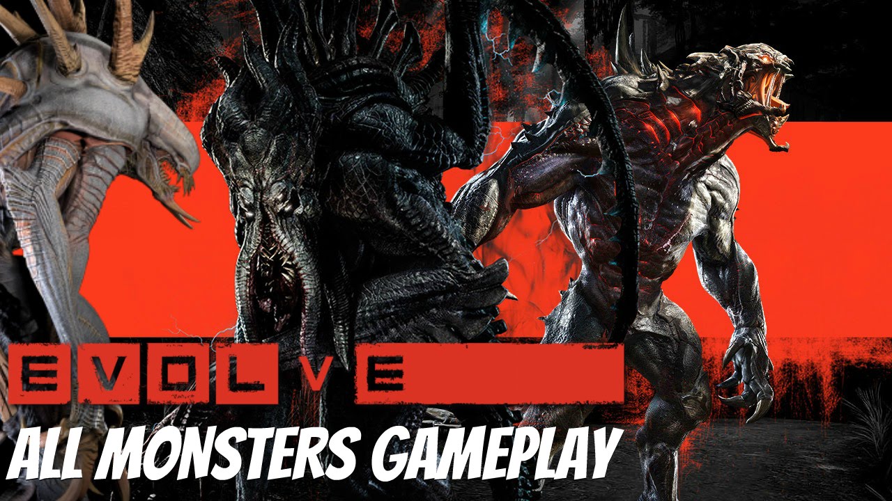 Evolve All Monsters Gameplay All Evolve Stages 1080p Hd Youtube