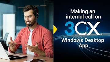 Making An Internal Call On The 3CX Windows Desktop App
