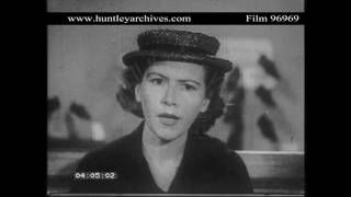 Indecisive Customer In A Shoe Shop. Archive Film 96969