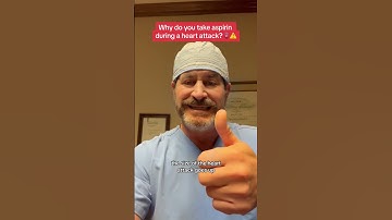 Why do you take an aspirin during a heart attack?? #heartdoctor #doctor #surgeon #heartattack #fypツ