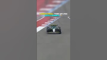 Lance Stroll Tries Driving with 3 Tires😭😭😭