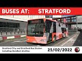 London buses at Stratford 25/02/2022