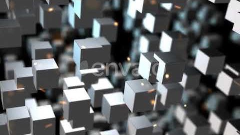 Dancing Cubes Vj Loop | Motion Graphics - Videohive template