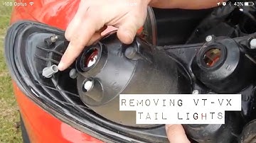 how to remove tail lights (VT-VX Series Holden)