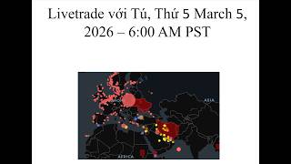 Livetrade với Tú, Thứ 5 March 5, 2026 – 6:00 AM PST