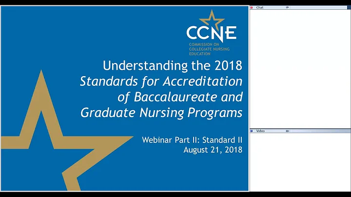 CCNE Accreditation: Standard II- Program Quality: Institutional Commitment and Resources