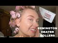 I BOUGHT REMINGTON HEATED ROLLERS FROM ALDI - REVIEW | Laura Hargreaves