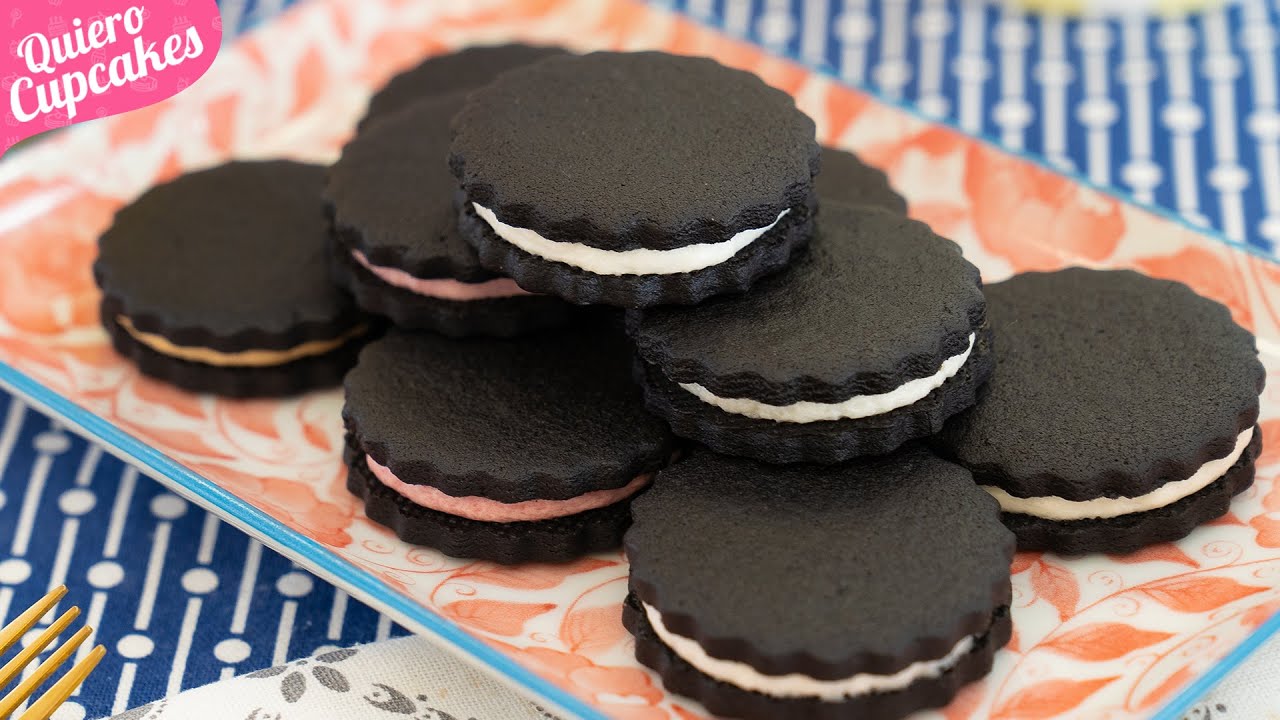 GALLETAS OREO CASERAS   CLSICAS Y CON DIFERENTES RELLENOS   QUIERO CUPCAKES