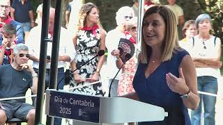 MARÍA JOSÉ SAENZ DE BURUAGA PRESIDENTA / DÍA DE CANTABRIA