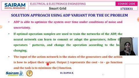Lecture Video5_17EE831_Module-5_Power System UC,ADP for Optimal Network Reconfiguration-DA_Ramya K