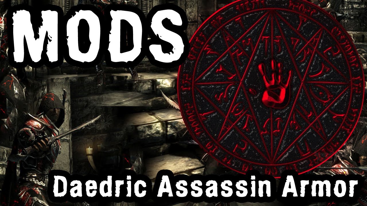 Skyrim Daedric Assassin Armour - YouTube