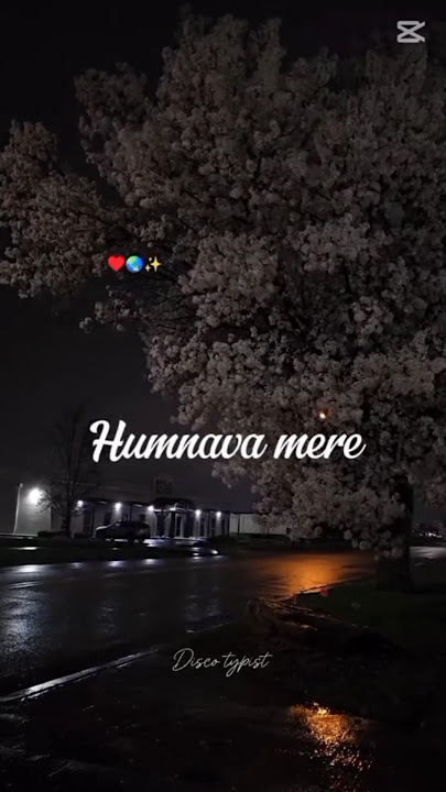 HAMNAVA MERE✨️💗 #shortsong #jubinnautiyal #bollywoodsongs  #lyrics #slowedandreverb #humnava mere