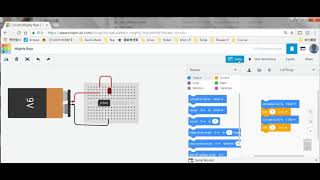 The First Lab of Tinkercad: Blink an LED by ATtiny85