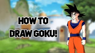 How to Draw Goku! (Reupload) #dragonball #art #howto #anime